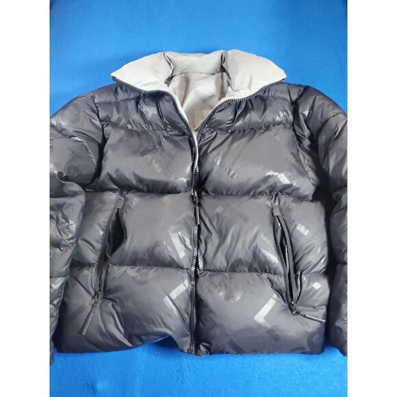 Global Studio Black OVERSIZED Puffer Coat Men's Medium - Picture 2 of 16